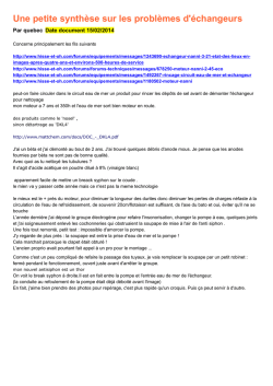 echangeur suite