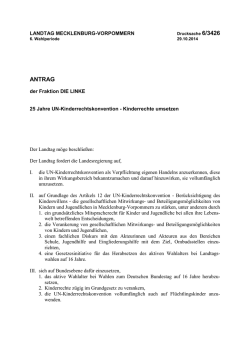 Drucksache 6/3426 - Landtag Mecklenburg Vorpommern