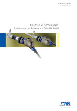 H3- Z /H3-ZI Kamerakopf &ndash; - Karl Storz
