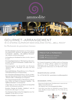Ammolite Gourmet-Arrangement PDF