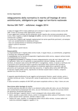 Revisione Norma UNI 7697_IT