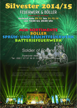 Feuerwerk Katalog