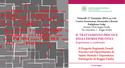 IL TRATTAMENTO PRECOCE DEGLI ESORDI PSICOTICI
