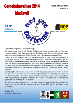 Dorfbrunne_Gemeindewahlen2014 - BDP