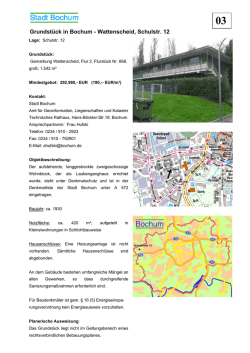 Schulstraße 12 - Bochum