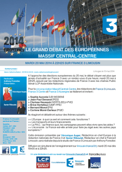 le grand débat des européennes massif central-centre