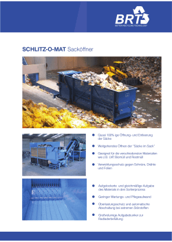 SCHLITZ-O-MAT DE.pdf - BRT Recycling Technologie GmbH
