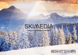 MEDIA KIT 2014-2015 - Skimedia Regie Publicitaire