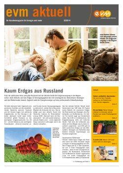 evm aktuell 2/2014 Ausgabe Eifel (PDF)
