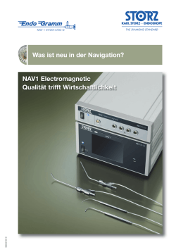 NAV1 Electromagnetic Qualität trifft Wirtschaftlichkeit    - Karl Storz