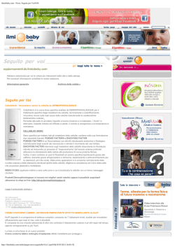 Il mio baby - Dermophisiologique