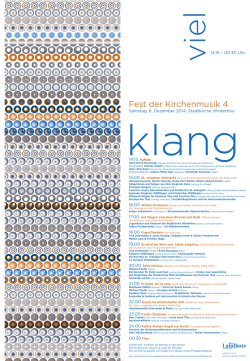 Fest der Kirchenmusik 4 - Oberwinterthur