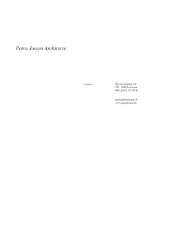 Petra Jossen Architecte