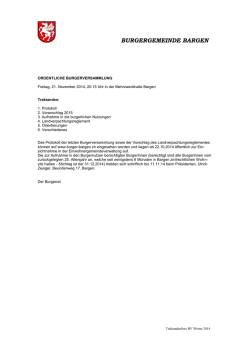 Download - Burgergemeinde Bargen