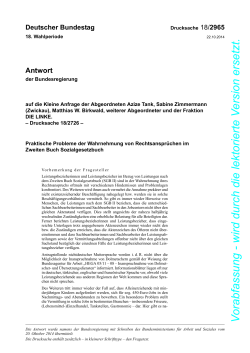 18/2965 (PDF) - DIP - Deutscher Bundestag