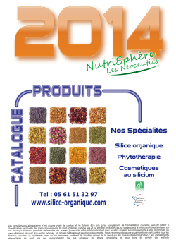 Catalogue Nutrisphere 2014 WEB - Silice