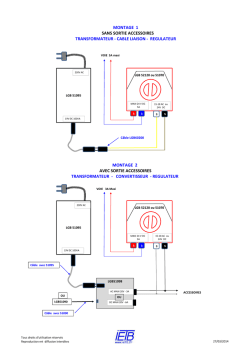 IETB Branchements transfos / r&eacute;gulateurs LGB