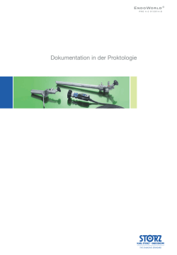 Dokumentation in der Proktologie - Karl Storz
