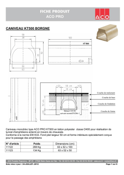 Guide de pose