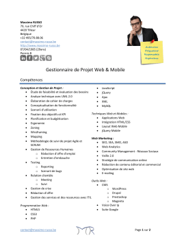 Télécharger CV PDF