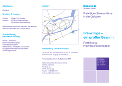 Flyer Download - Diakonisches Werk Schleswig-Holstein