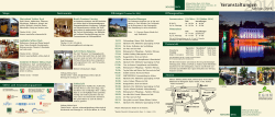 Veranstaltungsprogramm 2014 als  PDF  - Schloss Dyck