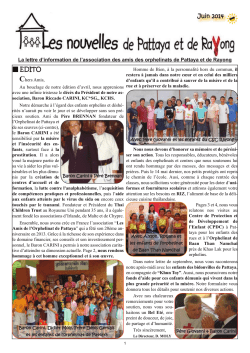 Juin 2014 - Orphelinat de Pattaya