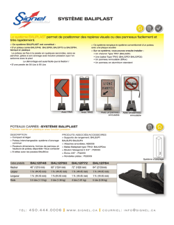 système baliplast/ balismart
