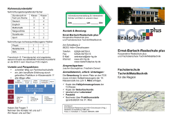 Informationsblatt der Fachoberschule - Ernst-Barlach-Realschule plus