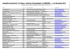 Download Ausstellerliste - MesseCom
