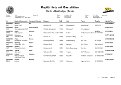Ligen der Saison 1/14 - DSAB Dartliga Berlin