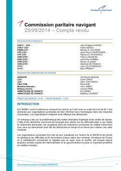 CR officiel ADF paritaire 25 septembre 2014