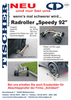 Speedy 92 download - Tischer Fahrzeugbau