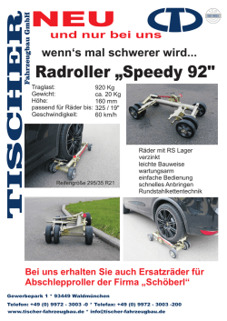 Speedy 92 download - Tischer Fahrzeugbau