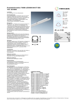 Produktinformation 7650B LED5500-840 ET EB3 TOC    - trilux