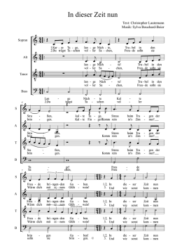 In dieser  Zeit  nun.musx - Sylva Bouchard-Beier