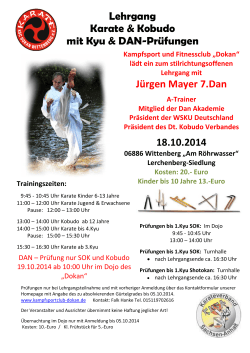 Karate und Kobudo - Karateverband Sachsen-Anhalt eV