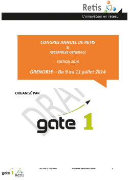 GRENOBLE &ndash; Du 9 au 11 juillet 2014