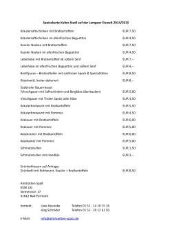 Auszug aus der Speisekarte 2014/2015 (PDF) - Lemgoer Eiswelt