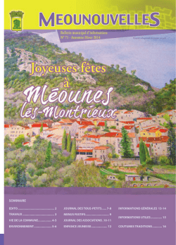 Janvier 2014 - M&eacute;ounes - l&egrave;s