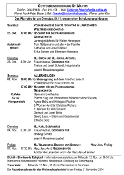 GOTTESDIENSTORDNUNG ST