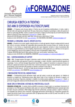 inFORMAZIONE n. 42 - Azienda Provinciale per i Servizi Sanitari