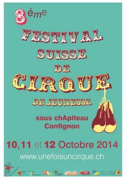 Dossier presse Festival 2014