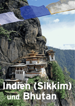 Indien (Sikkim) und Bhutan - WORLD INSIGHT Erlebnisreisen