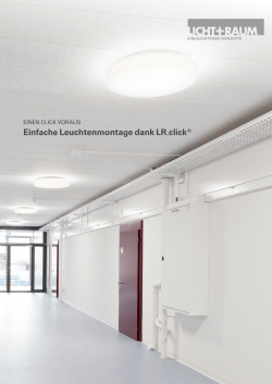 Dokumentation zu LR.click&reg; als PDF -  Licht  + Raum