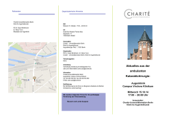 Programm 15-10-14 - Klinik für Augenheilkunde - Charité