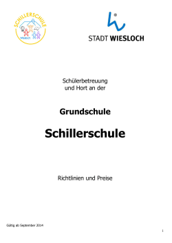 Informationsblatt - Stadt Wiesloch