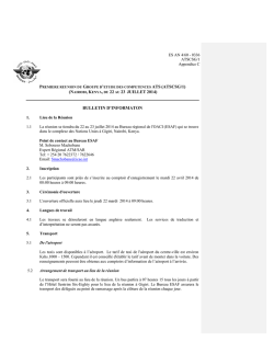 INFORMATION BULLETIN