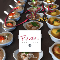carte des menus - Ravalec Traiteur