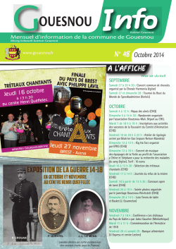 Gouesnou info octobre 2014